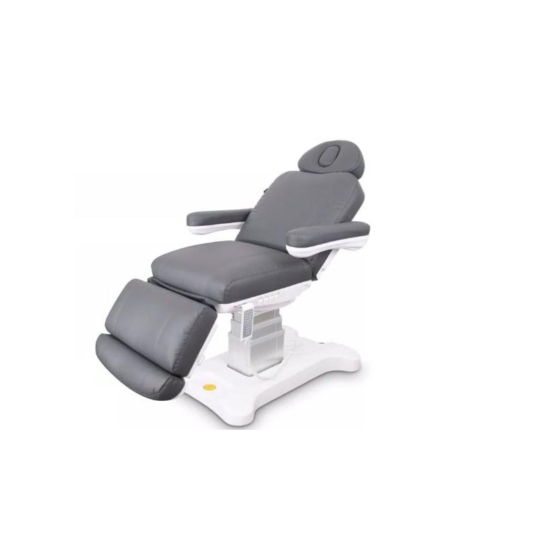 Fotel kosmetyczny UNICO Plus z podgrzewaniem grafitowy -Fotele kosmetyczne elektryczne- 